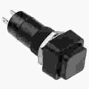 Купити Кнопка натискна КН-12А з фіксацією, чорний, TAKEL 6,00 грн