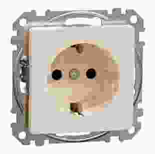 Купити Розетка 1-на з з/к та зі шторками, бежева Sedna Design 169,70 грн