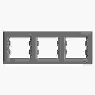 Купити Рамка 3-м, горизонтальна, сталь, Asfora 176,30 грн