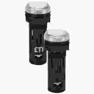 Лампа сигнальна LED матова ECLI-16-024C-W 24V AC/DC (Ø16мм, біла)