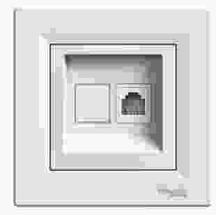 РОЗЕТКА ТЕЛЕФОННАЯ RJ11 КРЕМ ASFORA