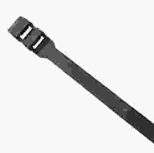 Купити Стяжка кабельна (хомут) пластикова посилена 9х300 чорна (100 шт), TAKEL 366,30 грн