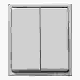 Купити Вимикач 2-клавішний білий 5655 (б/гвинт) 16А/230В 25,90 грн