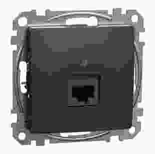 Купити Розетка комп'ютерна RJ45 CAT6 UTP, Чорна, Sedna Design 742,40 грн