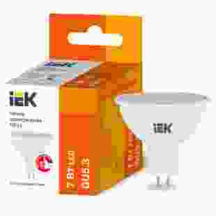 Лампа светодиодная ECO MR16 софит 7Вт, 230В, 3000К, GU5.3, IEK (Арт. LLE-MR16-7-230-30-GU5)