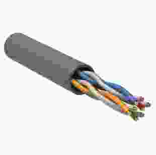 Купити Кабель зв'язку звита пара U/UTP, кат.5E 4х2х24(0,51мм)AWG solid, PVC, 305м, сірий 13,60 грн