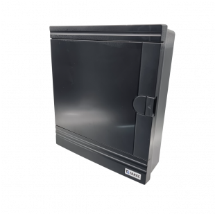 Купити Щиток зовнішній SF-BB на 24 модулі, чорний, чорні дверцята, IP 40, TAKEL 626,00 грн