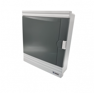 Купити Щиток зовнішній SF-WG на 24 модулі, білий, сірі дверцята, IP 40, TAKEL 626,00 грн