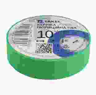 Купити Ізоляційна стрічка 0,13мм х 19мм х 10м, зелений, TAKEL 12,00 грн