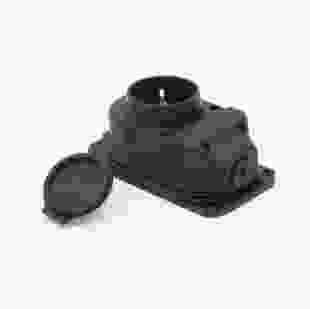Купити Розетка каучукова з захисною кришкою 401 2Р+РЕ IP44, TAKEL 69,60 грн