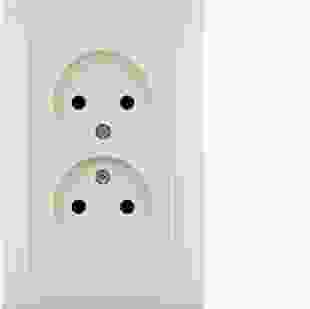 Купити Розетка без з/к подвійна, цільна, біла, 16А/250В S.1 176,80 грн