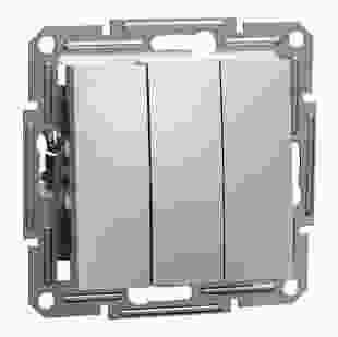 Купити Вимикач 3-клавішний 10A, бронза, Asfora 199,30 грн