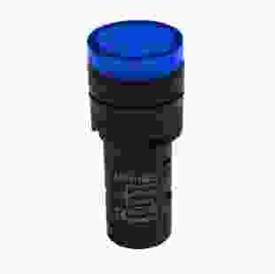 Купити Світлодіодний індикатор AD16-16DS 220v АC/DC, блакитний , TAKEL 26,00 грн