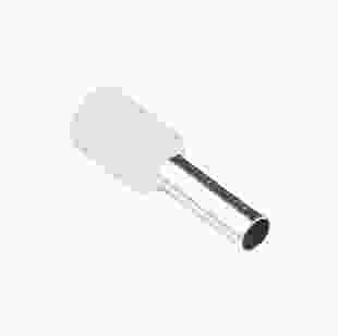 Купити Втулковий наконечник з ізоляцією Е 10/12, молочно-білий (100шт), TAKEL 58,30 грн