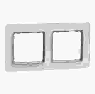Купити Рамка 2-м штучне біле скло Sedna Elements 340,90 грн