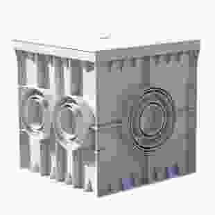 Купить Колодец кабельный пластиковый e.manhole.300.300.300.6.cover, 300х300х300мм, 6 выходов под трубу, с крышкой (Арт. CP303032) 635,70 грн