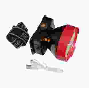 Купити Налобний ліхтар LED HL6 5W 6500K 3/10H 100/300L 3,7V 2A IP53 Red/Black TNSy 339,00 грн