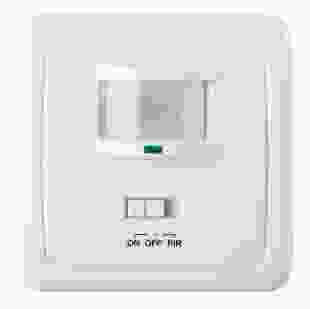 Купити Датчик руху інфрачервоний настінний, прихованого монтажу e.sensor.pir.01B.white(білий), 160°, IP20 302,40 грн