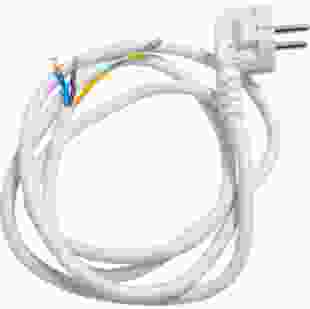 Купити Шнур з вилкою e.wire.plug.white.0,75, 3х0,75, 1,2м, білий