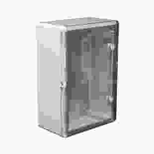 Купити Корпус пластиковий ударостійкий (щит) 350x500x190мм з прозорими дверцятами, IP65, TAKEL 1 648,40 грн