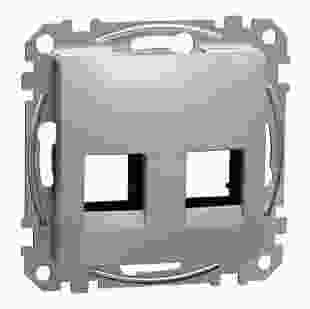 Купити Центральна плата для подвійного роз'єму RJ45, cat5e, 6 UTP, алюміній Sedna Design 633,30 грн