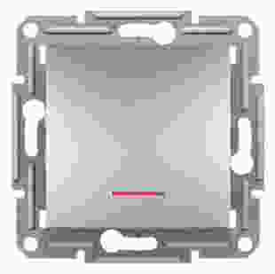 Купити Кнопка з підсвіткою, самозажимний контакт, алюміній, Asfora 261,70 грн