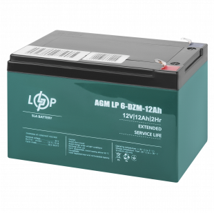 Купити Тяговий свинцево-кислотний AGM акумулятор LP 6-DZM-12 Ah 1 622,00 грн