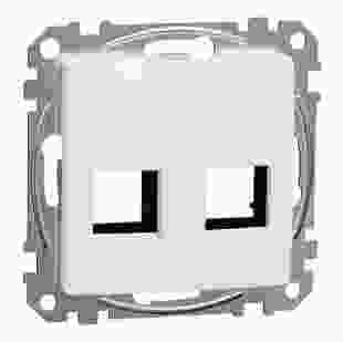 Купити Центральна плата для подвійного роз'єму RJ45, cat5e, 6 UTP, біла, Sedna Design 625,00 грн