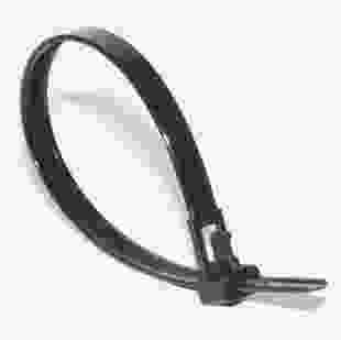 Купити Стяжка кабельна (хомут) багаторазового використання 8х370 (7,6х370мм) чорна (100шт) , TAKEL 259,70 грн