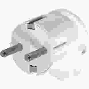 Купити Вилка побутова e.plug.angle.007.16,з з/к, 16А кутова біла 34,80 грн