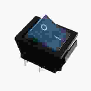 Купити KCD2-201N BL/B 220V Перемикач, 1 клавіша, синій з підсвічуванням TNSy 19,30 грн