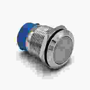 Купити Кнопка металева КНМ-UL-19-FJ-Z 1NO1NC плоска з фіксацією 5A, TAKEL 149,90 грн