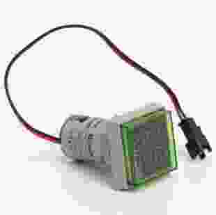 Купити Світлодіодний вольтметр-амперметр AD22-FDAVM АC 50-500В, 0-100А, квадрат, зелений, TAKEL 153,20 грн