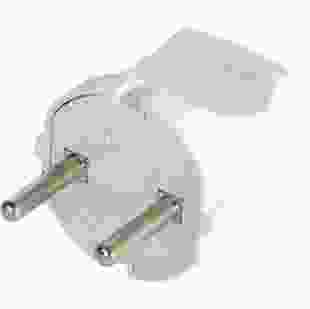 Купити Вилка побутова e.plug.001.10, без з/к,10А біла 22,20 грн