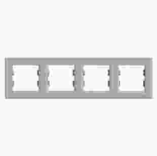 Купити Рамка 4-м, горизонтальна, бронза, Asfora 208,50 грн