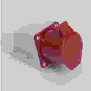 Купити Розетка стаціонарна наружна 7124 32А 380В 3Р+Е IP44 , TAKEL 128,20 грн