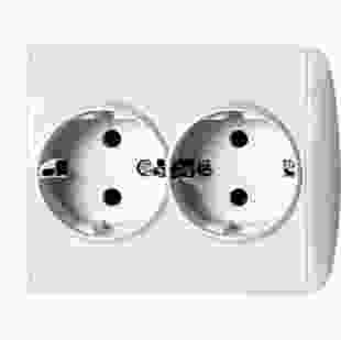 Купити Розетка e.install.stand.810DB c з/к подвійна з рамкою 91,80 грн