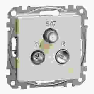 Купити TV/SAT/R socket, Sedna Design & Elements, male IEC, female IEC, terminal, 4dB, PRO, beige 1 040,80 грн