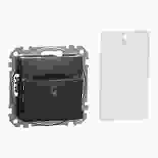Купити Вимикач картковий 10А, чорний, Sedna Design & Elements 917,00 грн