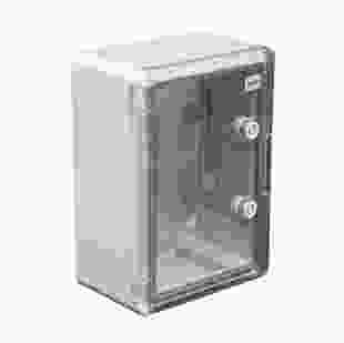 Купити Корпус пластиковий ударостійкий (щит) 250x330x150мм з прозорими дверцятами, IP65, TAKEL 909,10 грн