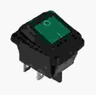 Купити KCD2-201WN G/B 220V Перемикач, 1 клавіша, вологозахищений зелений з підсвічуванням TNSy 54,00 грн