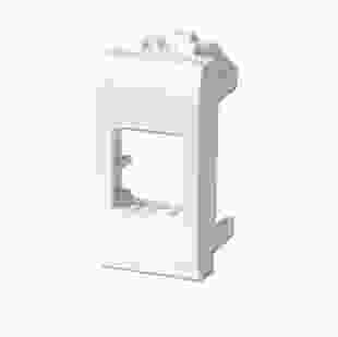 Купити Адаптер для інформаційних роз'ємів SIEMON, білий RAL 9010, 1мод. 17,00 грн