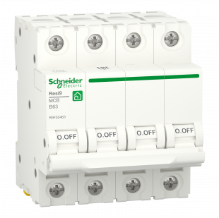 Купити Автоматичний вимикач RESI9 63 А, 4P, крива В, 6кА 1 473,10 грн