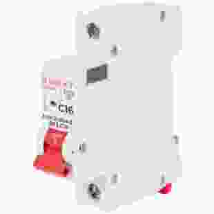 Купити Модульний автоматичний вимикач e.mcb.stand.60.1.C16, 1р, 16А, C, 6кА 73,90 грн