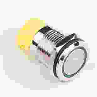 Купити Кнопка металева КНМ-19-FJ-E 24V 1NO1NC, зелений 511196з, TAKEL 133,20 грн