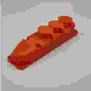 Купити Розетка каучукова тримісна RSO помаранчева 2Р+РЕ IP44, TAKEL 139,90 грн