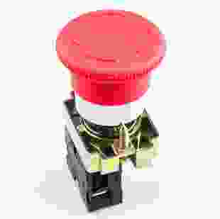 Купити Кнопка управління натискна з фіксацією та поворотом XB2-BS542, червоний, TAKEL 62,30 грн