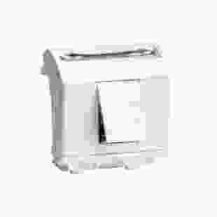 Купить Телефонная розетка RJ-11 (разъем AMP), белая RAL 9010, 2 мод. (Арт. 76645B-DKC) 275,50 грн