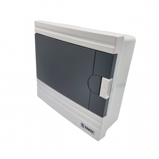 Купити Щиток зовнішній SF-WG на 9 модулів, білий, сірі дверцята, IP 40, TAKEL 293,00 грн