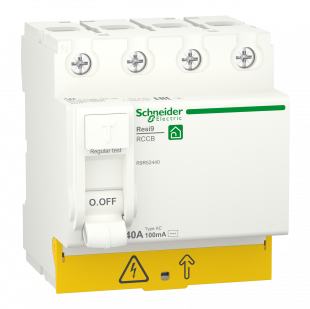 Купити Диференційний вимикач навантаження RESI9 40A, 100мA, 4P, тип АС 3 047,80 грн